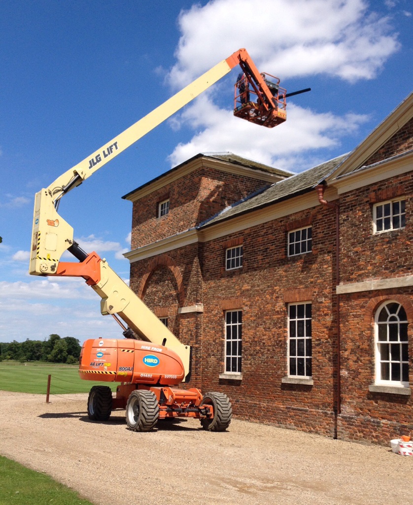 Roof repairs at Burton Constable Hall